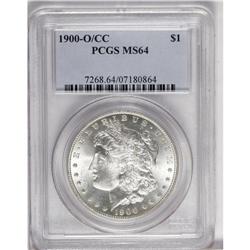1900-O/CC S$1 MS64 PCGS. VAM-8. A Top 100 Variety. A h 