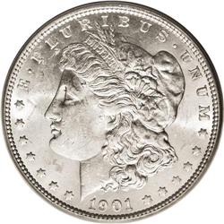 1901 S$1 MS61 PCGS. A true rarity in the higher Mint S 