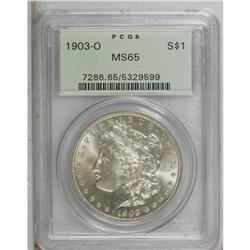 1903-O S$1 MS65 PCGS. A highly lustrous example that s 