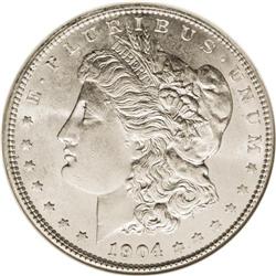 1904 S$1 MS65 NGC. The 1904 is usually available in th 