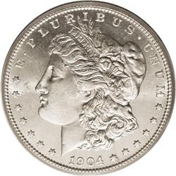 1904-S S$1 MS63 PCGS. A lovely, appealing, and somewha 