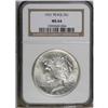 Image 1 : 1921 S$1 MS64 NGC. A typically struck near-Gem example 