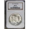 Image 1 : 1921 S$1 MS65 NGC. A Gem example of the High Relief ty 