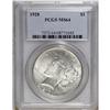 Image 1 : 1928 S$1 MS64 PCGS. Boldly struck with vibrant luster. 