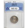 Image 1 : 1893 25C Isabella Quarter MS62 ANACS. A lustrous examp 