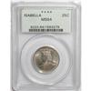 Image 1 : 1893 25C Isabella Quarter MS64 PCGS. A delightful near 