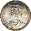 Image 1 : 1893 25C Isabella Quarter MS66 PCGS. The quarter dolla 