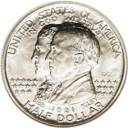 1921 50C Alabama 2x2 MS66 NGC. The connoisseur of Gem 