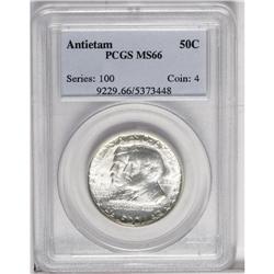 1937 50C Antietam MS66 PCGS. A brilliant and sharply s 