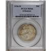 Image 1 : 1936-D 50C Arkansas MS66 PCGS. A luminous Premium Gem 