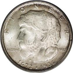 1936 50C Elgin MS67 PCGS. Intermittent golden-tan and 