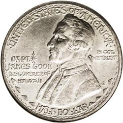 1928 50C Hawaiian MS66 NGC. Well struck and pleasingly 