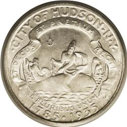 1935 50C Hudson MS66 PCGS. Both sides of this splendid 