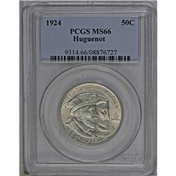 1924 50C Huguenot MS66 PCGS. A highly lustrous coin, b 