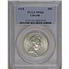 Image 1 : 1918 50C Lincoln MS66 PCGS. An exceptionally lustrous 