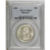 Image 1 : 1921 50C Missouri MS64 PCGS. A lustrous and sharply st 