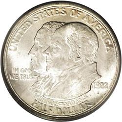 1923-S 50C Monroe MS65 PCGS. Examples of the Monroe ha 