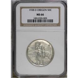 1938 SET Oregon PDS Set MS66 NGC. The set includes: 19 