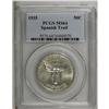 Image 1 : 1935 50C Spanish Trail MS64 PCGS. Crisply detailed and 