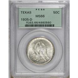 1935 SET Texas PDS Set MS66 PCGS. The set includes: 19 