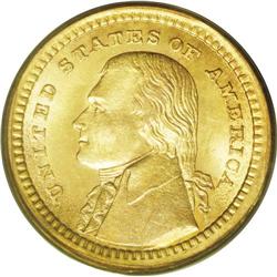1903 G$1 Louisiana Purchase/Jefferson MS64 PCGS. Only 