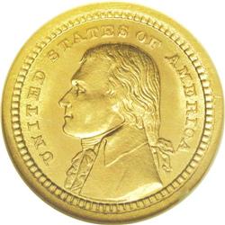 1903 G$1 Louisiana Purchase/Jefferson MS64 NGC. As the 