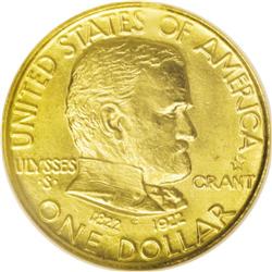 1922 G$1 Grant with Star MS65 NGC. This is a satiny gr 