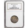 Image 1 : 1883 25C Hawaii Quarter MS65 NGC. Strong luster shines 