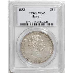 1883 S$1 Hawaii Dollar XF45 PCGS. This is a lightly ci 