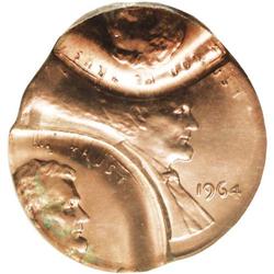 1964 1C Lincoln Cent--Triple Struck, 60% and 70% Off C 