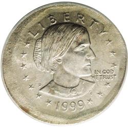 1999-P SBA$ --Broadstruck on a Type One Proof Planchet- 