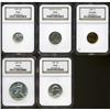 Image 1 : 1940 MS Proof Set PR65 to PR66 NGC. The set includes: 