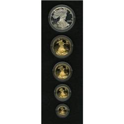 An Uncertified 1995-W 10th Anniversary American Eagle P 