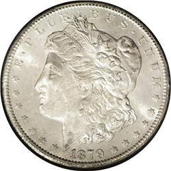 1879-CC S$1 GSA Hoard MS64 NGC. A fully lustrous near- 