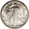 Image 1 : 1916-D 50C MS65 PCGS. Softly detailed over the central 