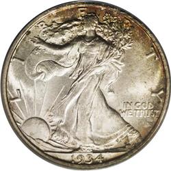 1934-D 50C MS66 PCGS. The right margins exhibit golden 