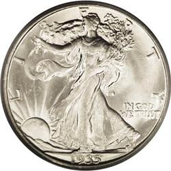 1935-D 50C MS65 PCGS. An instantly appealing, hands-do 