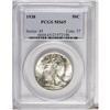 Image 1 : 1938 50C MS65 PCGS. Attractive luster is just one feat 