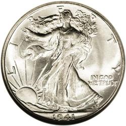 1941-S 50C MS66 NGC. In addition to complete sets, Wal 