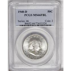 1948-D 50C MS66 Full Bell Lines PCGS. Both sides of th 