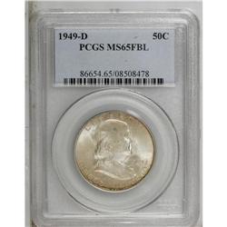 1949-D 50C MS65 Full Bell Lines PCGS. A highly lustrou 