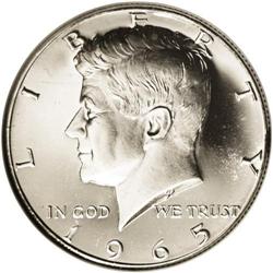 1965 50C SMS MS67 Ultra Cameo NGC. Ice-white devices c 