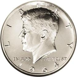 1964 50C Accented Hair PR68 Ultra Cameo NGC. Type One 