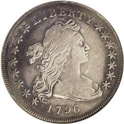 1796 S$1 Small Date, Large Letters--Cleaned--ANACS. VF 