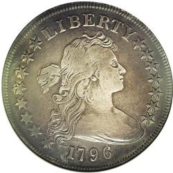 1796 S$1 Small Date, Small Letters VF30 ANACS. B-5, BB 