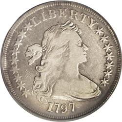 1797 S$1 9x7 Stars, Large Letters VF20 PCGS. B-1, BB-7 