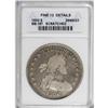 1800 S$1 --Scratched--ANACS. Fine 12 Details. B-16, BB- 