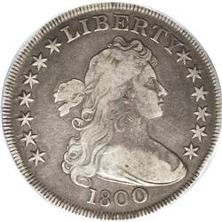 1800 S$1 VF20 ANACS. B-12, BB-184, R.3. The upper poin 