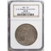 Image 1 : 1841 S$1 AU50 NGC. Ex: S.M. Damon Collection. A modest 