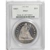 Image 1 : 1861 S$1 PR61 PCGS. A lightly hairlined example that h 